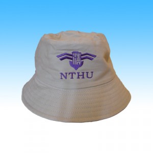 【團購商品，50頂起做】NTHU漁夫帽-卡其