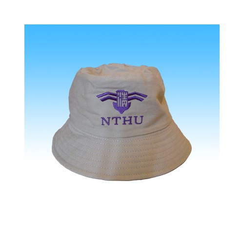 【團購商品，50頂起做】NTHU漁夫帽-卡其