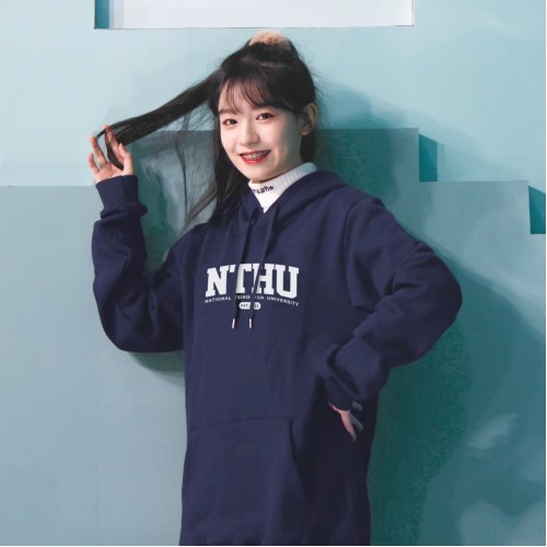NTHU經典款刷毛帽T_深藍 NTHU經典款刷毛帽T_深藍