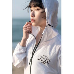 【10件起做,可來圖客製】NTHU輕量機能防潑水風衣外套_白