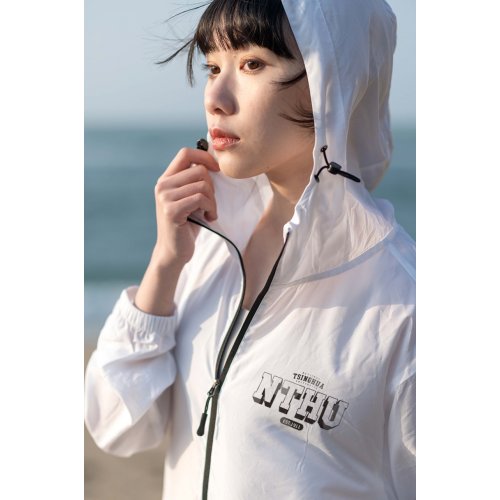 【10件起做,可來圖客製】NTHU輕量機能防潑水風衣外套_白 【10件起做,可來圖客製】NTHU輕量機能防潑水風衣外套_白