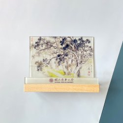 【團購商品，10個起做】清華校景平板座禮盒_榕徑