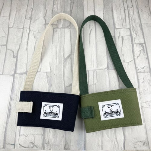 NTHU熊貓飲料提袋_碳黑/牧草綠