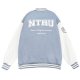【限量現貨,售完預購】NTHU清大美式經典棒球外套_濛霧灰藍 【限量現貨,售完預購】NTHU清大美式經典棒球外套_濛霧灰藍