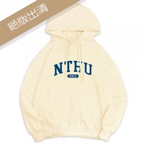 【最後8件，售完不補】NTHU午厚時光落肩帽T_奶油布蕾