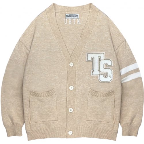 NTHU學院風針織衫_燕麥牛奶