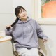 【少量現貨，售完不補】NTHU冬日輕甜系落肩帽T_熊貓款_糖霜紫