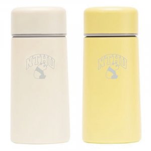 NTHU熊貓輕巧口袋保溫杯150mL_米白/鵝黃