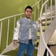 NTHU清大美式經典棒球外套_濛霧灰藍(兒童版)