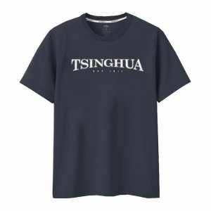 NTHU經典款慕夏純棉短T_夏夜灰