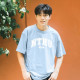 【最後7件2L，售完不補】NTHU好涼的寬版短T_蘇打冰(藍)