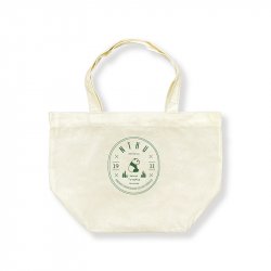 NTHU日系熊貓寬底帆布托特包_米白