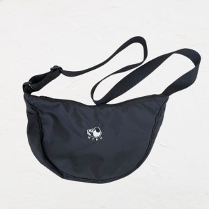 NTHU電繡胖達弧形肩背包_熊貓黑