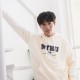 【少量現貨，售完不補】NTHU冬日輕甜系落肩帽T_奶霜白
