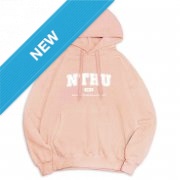 NTHU冬日輕甜系落肩帽T_微糖粉