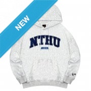 【限量現貨，售完預購】2025 NTHU立體毛巾繡落肩帽T_麻花白