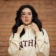 NTHU經典款美式立領拉鍊大學T_奶油白