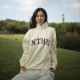 NTHU經典款美式立領拉鍊大學T_奶油白