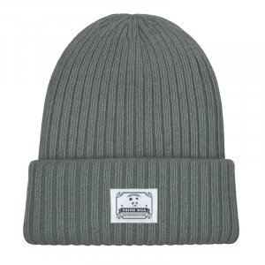 【2025新品上市】NTHU經典織標QQ毛帽_深灰