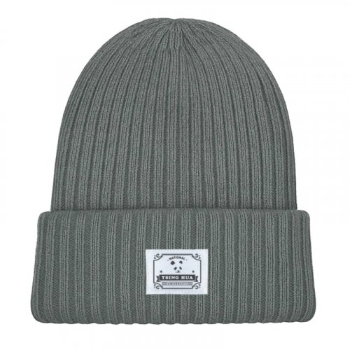 【2025新品上市】NTHU經典織標QQ毛帽_深灰