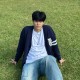 NTHU學院風針織衫_深藍 NTHU學院風針織衫_深藍
