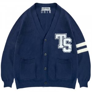 【2025新色上市】NTHU學院風針織衫_深藍