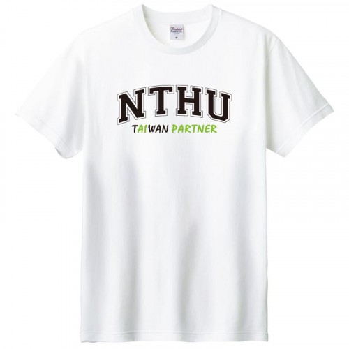 【少量現貨，售完不補】NTHU TAIWAN AI Partner 短T_白