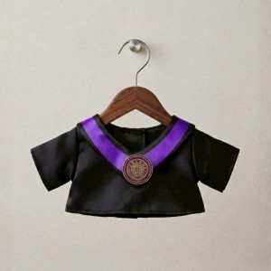 【玩偶配件包】NTHU領巾學士服_紫（不含玩偶）