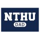 【我們這一家】NTHU小熊掛飾鑰匙圈_DAD帽T_深藍