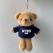 【我們這一家】NTHU小熊掛飾鑰匙圈_DAD帽T_深藍