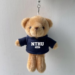 【我們這一家】NTHU小熊掛飾鑰匙圈_DAD帽T_深藍