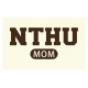 【我們這一家】NTHU小熊掛飾鑰匙圈_MOM帽T_奶油白