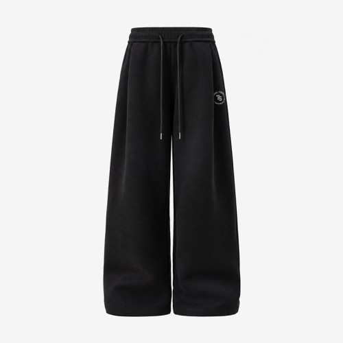 【新品登場！11/18陸續出貨】NTHU寬鬆打摺休閒長褲_經典黑