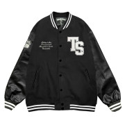 【新品上市，11/2陸續出貨】NTHU清大美式經典棒球外套_夜幕黑