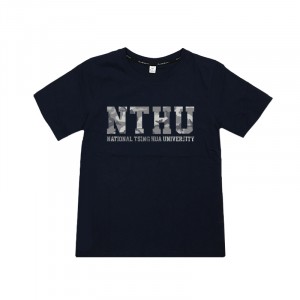 【團購商品，50件起做】NTHU短T-迷彩風(中性版)-黑