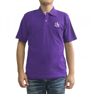 【團購商品，50件起做】NTHU網眼布POLO衫_紫