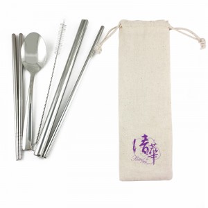 NTHU梅花款環保餐具五件組