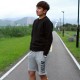 【最後20件，售完不補】NTHU休閒有型棉短褲大字款_灰