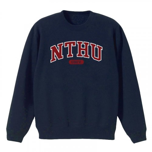 NTHU經典款美式大學T_深藍