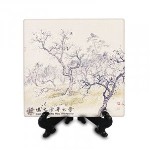 【團購商品，10個起做】清華十景陶瓷吸水杯墊_梅園