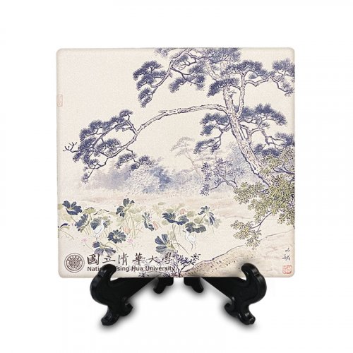 【團購商品。10個起做】清華十景陶瓷吸水杯墊_荷塘