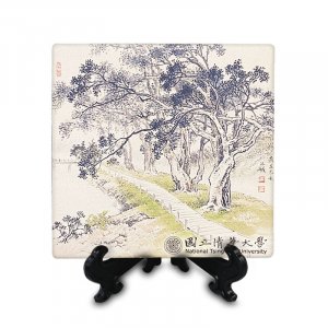 【團購商品，10個起做】清華十景陶瓷吸水杯墊_榕徑