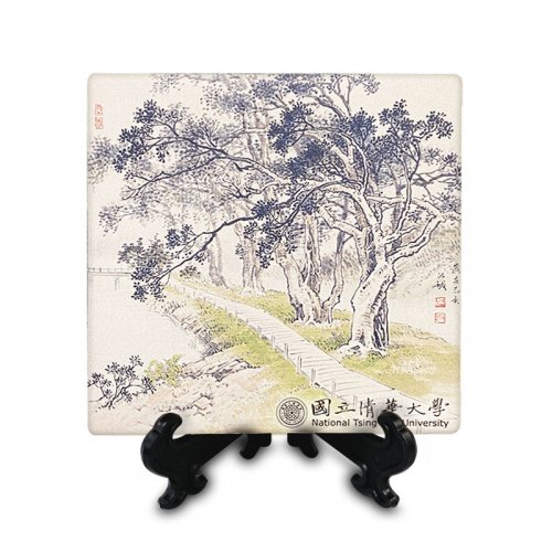 【團購商品，10個起做】清華十景陶瓷吸水杯墊_榕徑